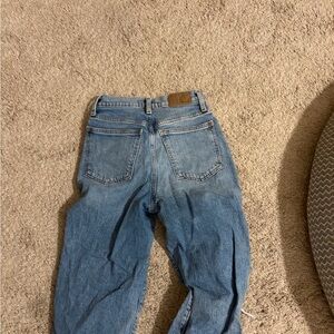 Madewell Light Blue Denim Jeans—Perfect Vintage Straight Jean